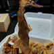 A big strip of lamb kebab meat.